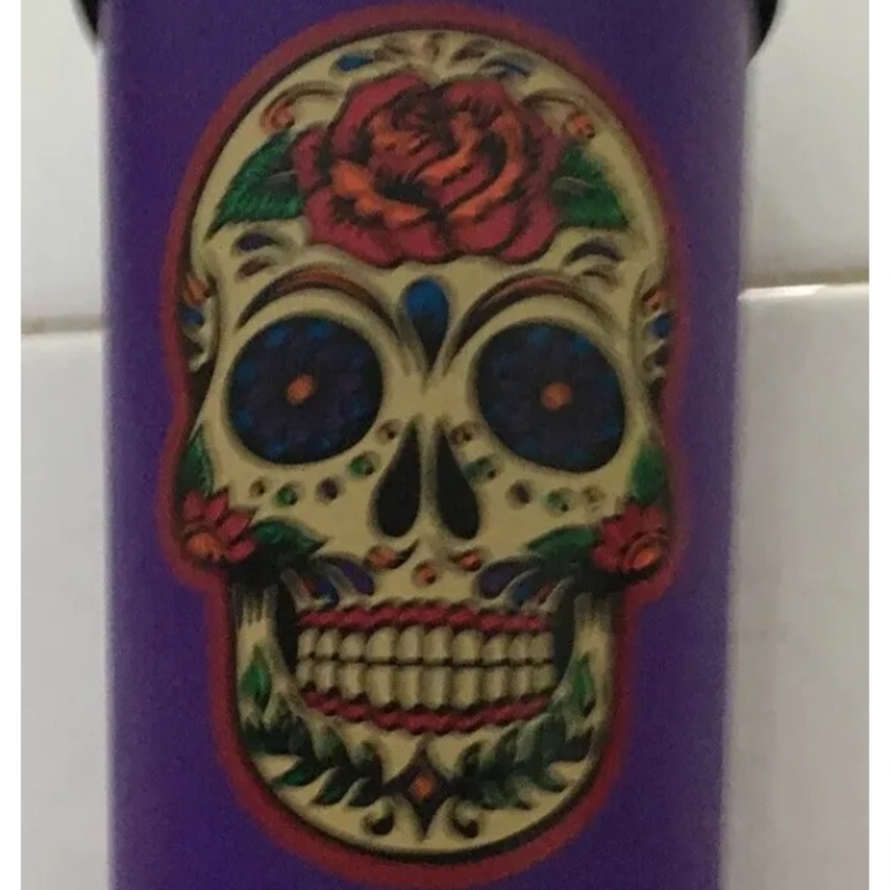 NWOT Purple Sugar Skull Traveler Licensed by Frida Kahlo Corporation
